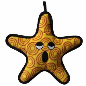 Tuffy Ocean Creature Series The General Star Durable Tough Dog Toy