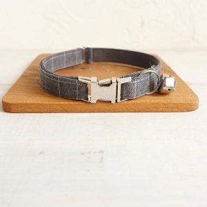 COLLAR - CHARCOAL PLAID