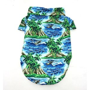 Hawaiian Island Life Camp Dog Shirt