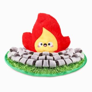 Camping Pups Snuffle Campfire Campsite Interactive Plush Dog Toy