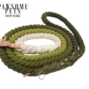 ROPE LEASH - OMBRE OLIVE