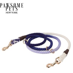 HANDS FREE DOG ROPE LEASH - OMBRE DARK PURPLE