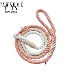 ROPE LEASH - OMBRE CORAL