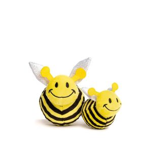 Bumble Bee Faball Plush Ball Dog Toys - 2 Sizes