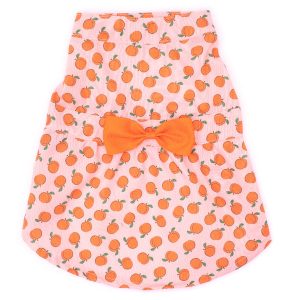 Peachy Keen Summer Bow-licious Dog Dress