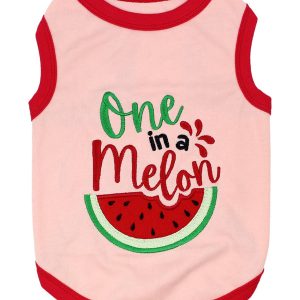 One in a Melon Pink Dog T-Shirt