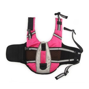 Pet Life Vest Harness Jacket with Handle Pink