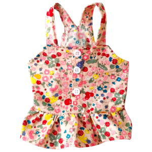 Spring Flowers & Berries Pink Pet Dress