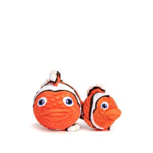 Clownfish Faball Plush Ball Dog Toys - 2 Sizes