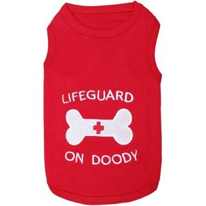 Lifeguard On Doody Red Dog Tee