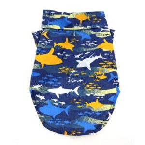 Hawaiian Island Sharks Camp Dog Shirt