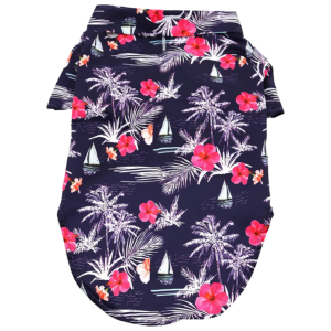 Hawaiian Moonlight Sails Camp Dog Shirt